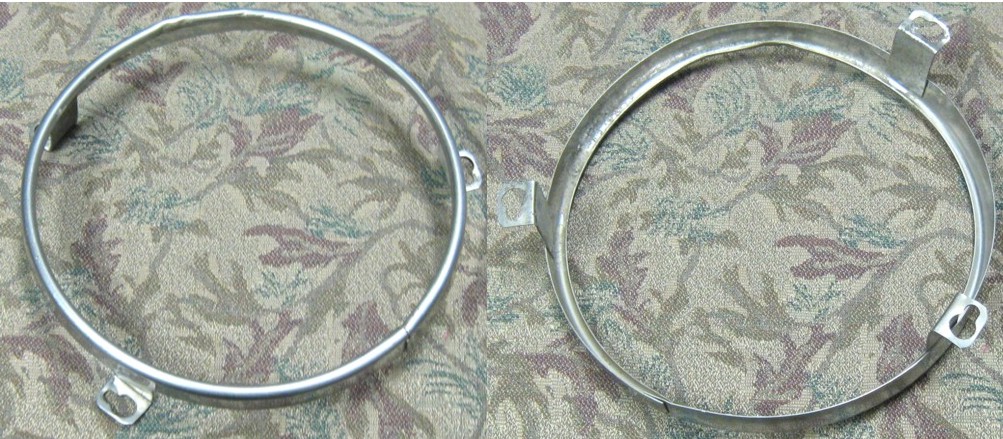 Headlight Retaining Ring 5 3/4 Inch – Fits 1964-1972 GM A Body, 4PCS, Aftermarket GH1235Z