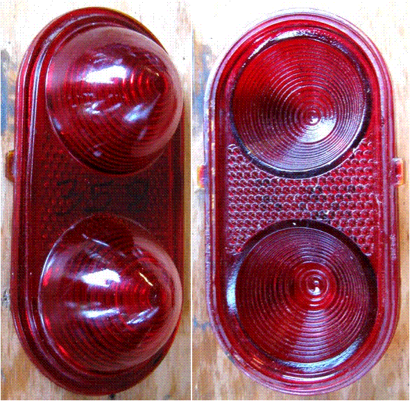 1957 Buick Roadmaster Special Super Century Buick Back Up Light Lens 
