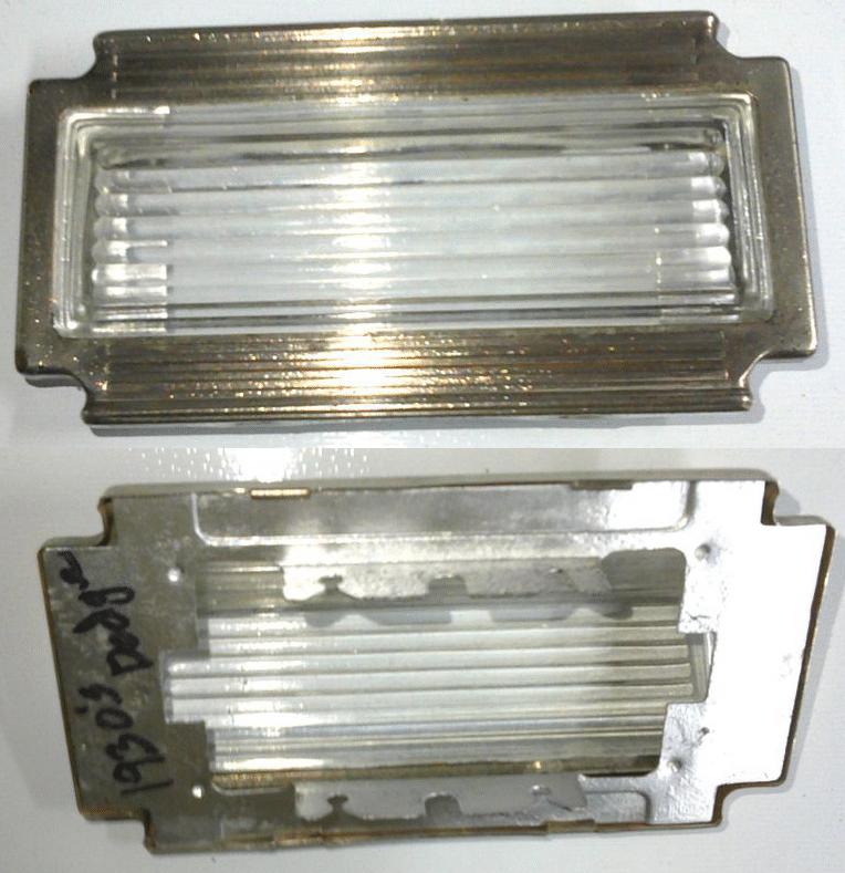 1940-1954 PICKUP CAR DODGE? Interior Dome Light GLASS Lens & Bezel