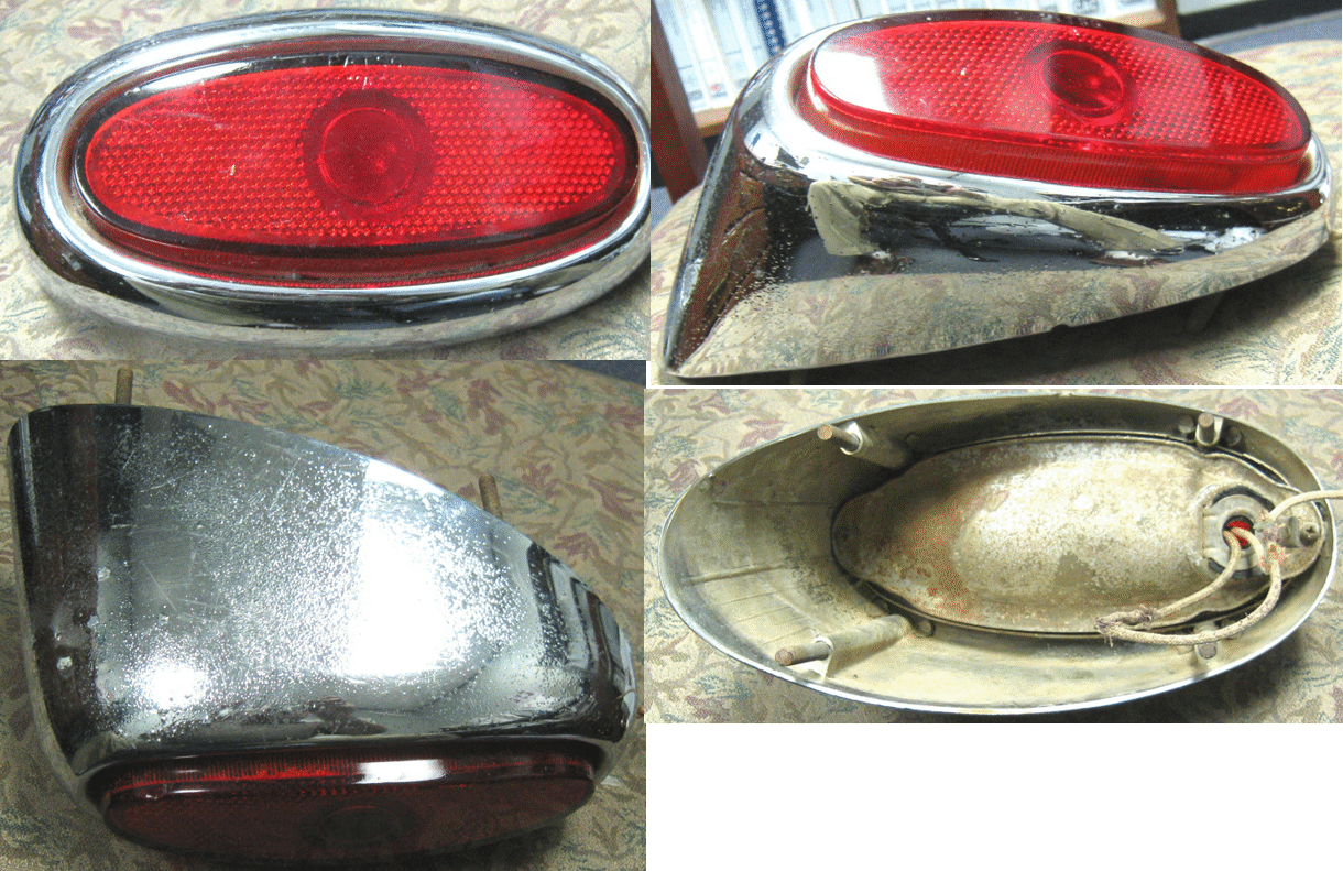 LEFT 1955 Packard Senior Parking Turn Signal Light Lens NOS part # 458969 